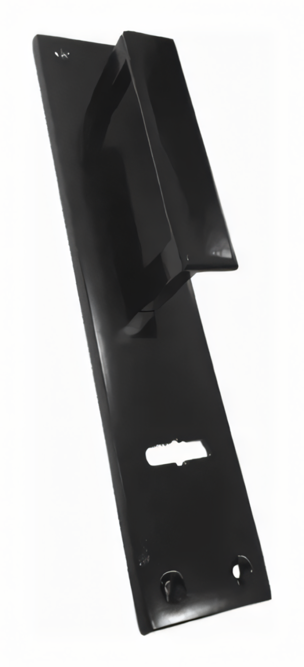 Manijon Aluminio Recto Puerta Entrada Biselado NEGRO