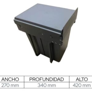 Porta Residuo Simple Capacidad 20L.