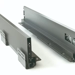 CORREDERA OCULTA /LAT C/LENTO H 90MMX500MM SLIM GRIS 4D