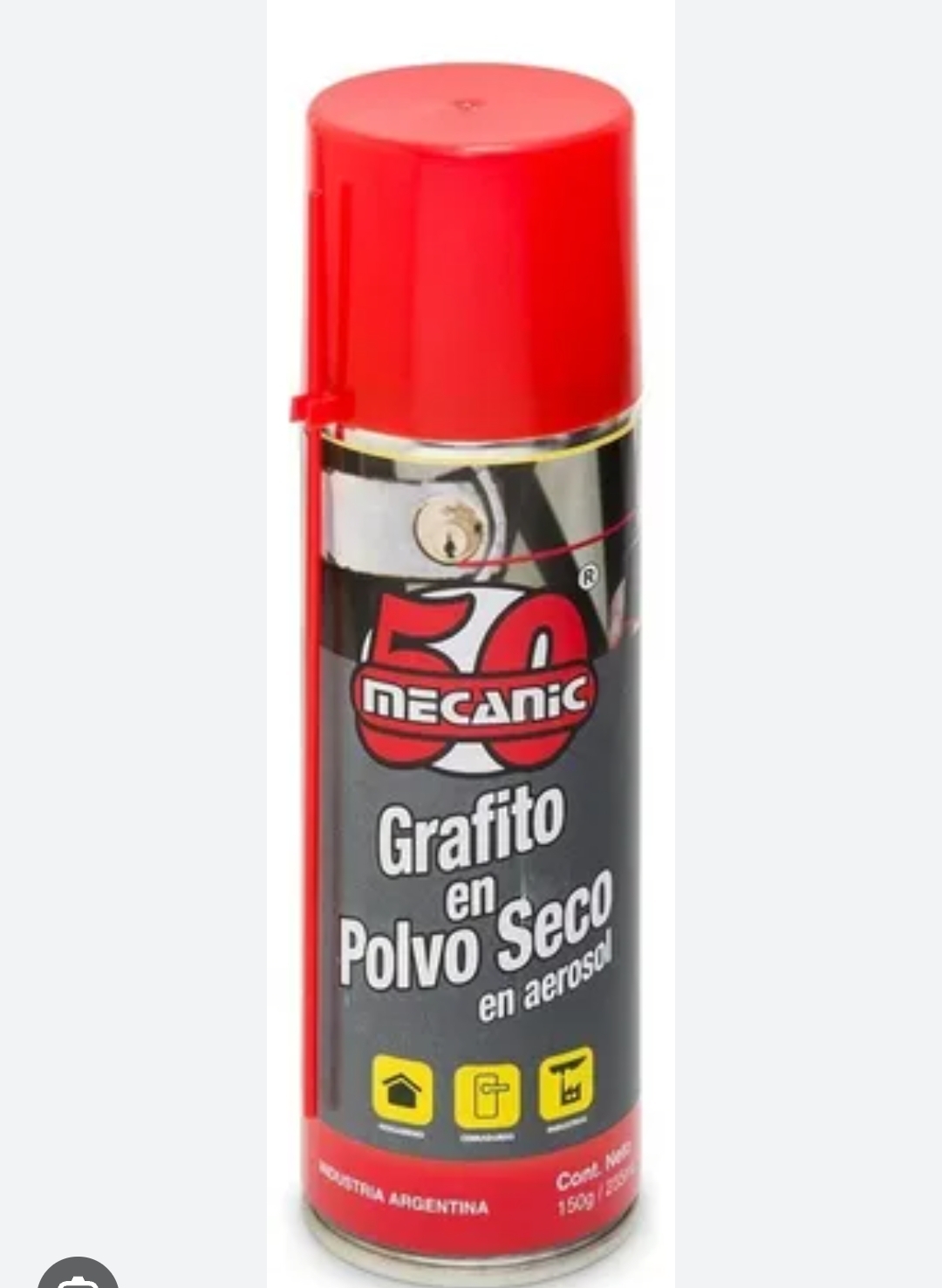 Mecanic Grafito en Polvo Seco 240 ml