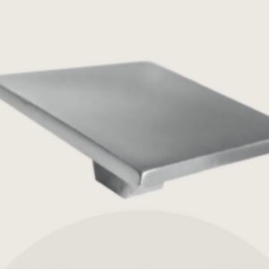 TIRADOR PARMA CROMO PERLADO.