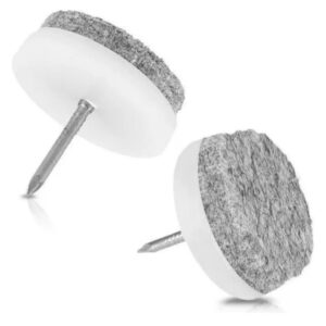 PATIN CON CLAVO 17MM BASE FELPA POR 50 UNID.