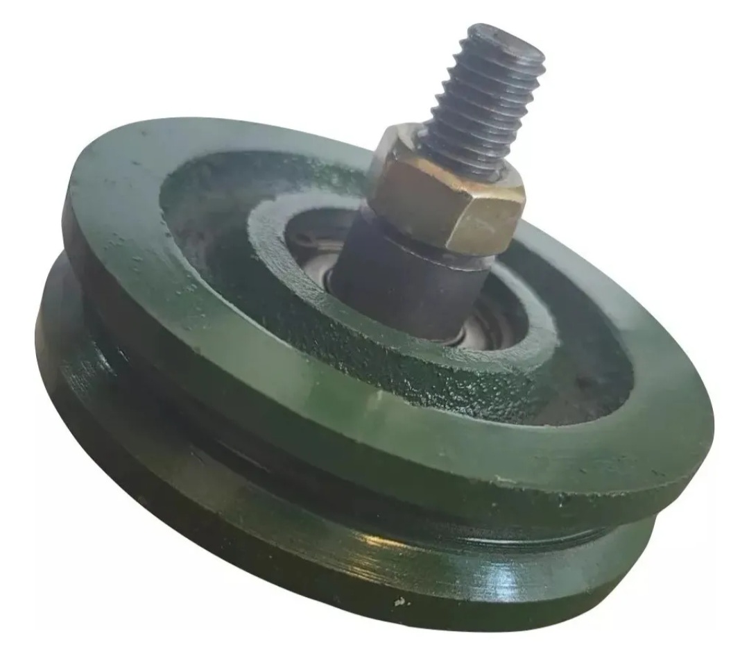 RUEDA DE FUNDICION 60 MM VERDE - Imagen 3