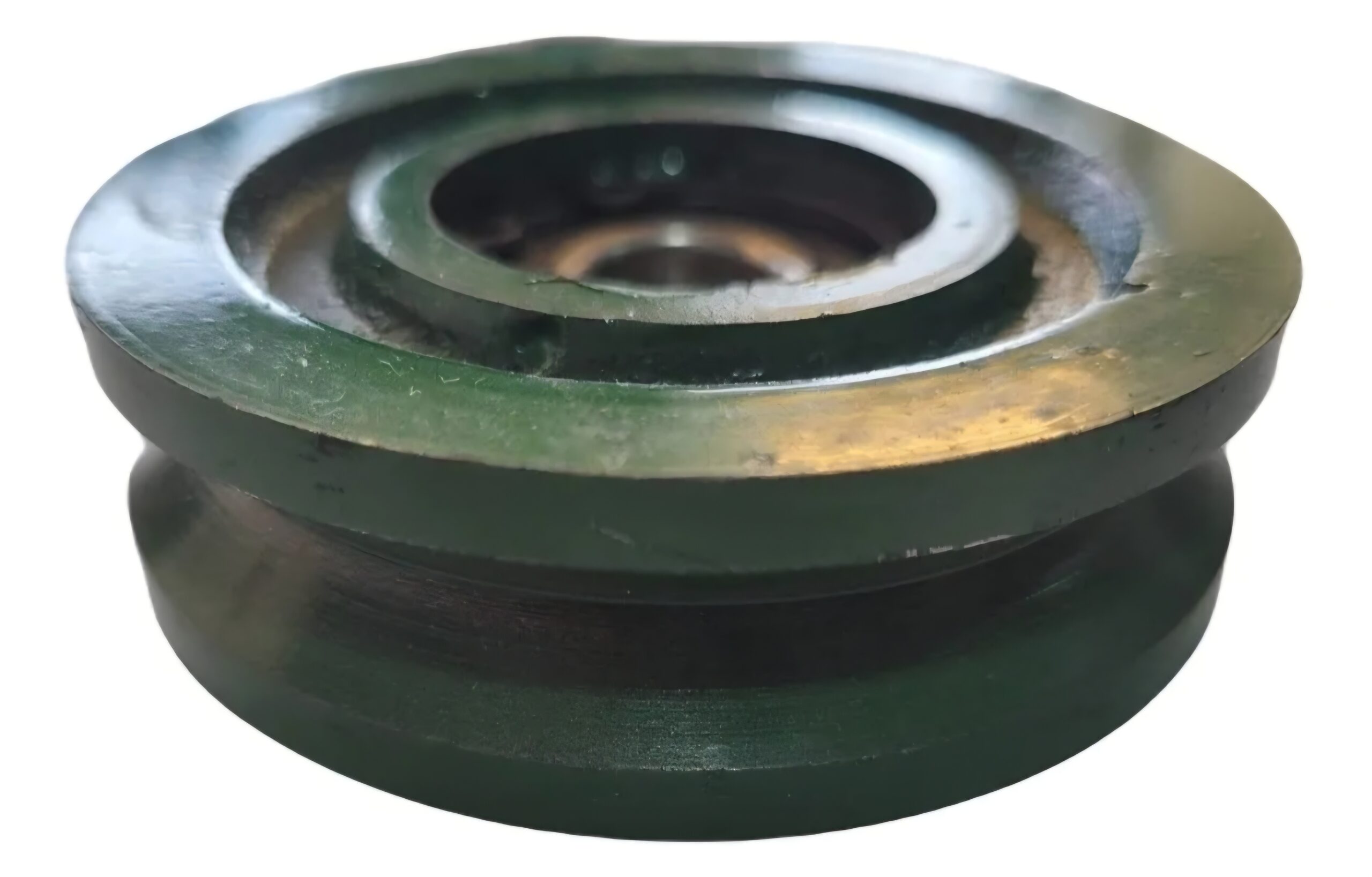 RUEDA DE FUNDICION 60 MM VERDE - Imagen 2