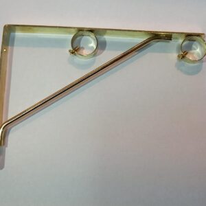 SOPORTE DOBLE BRONCEADO-CER 3/4''.