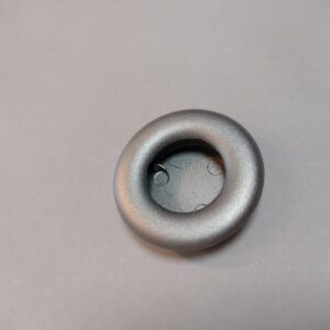 CUBETA PLASTICA REDONDA COLOR ALUMINIO 35MM.