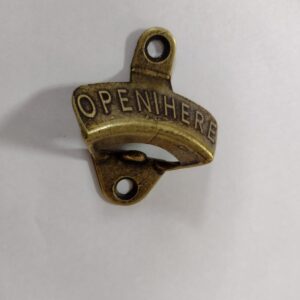 DESTAPADOR DE PARED OPEN-HERE BRONCE VIEJO DORADO.