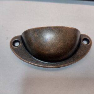 CUBETA TIRADOR VINTAGE COBRE VIEJO.